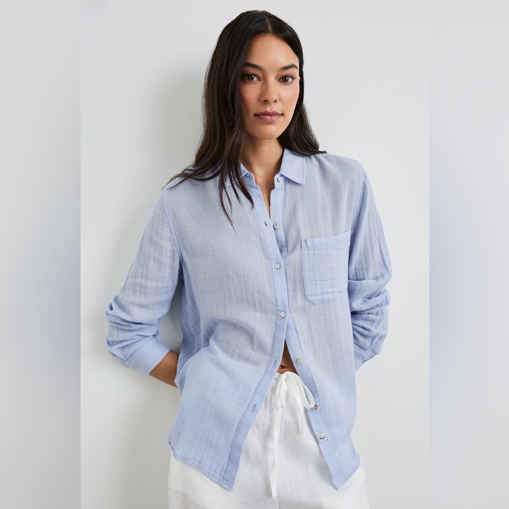 Rails Light Blue Button-Down Shirt